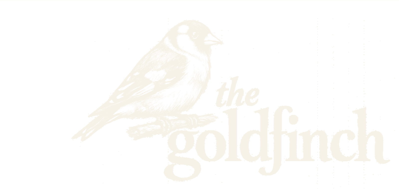 The Goldfinch, engraved plate